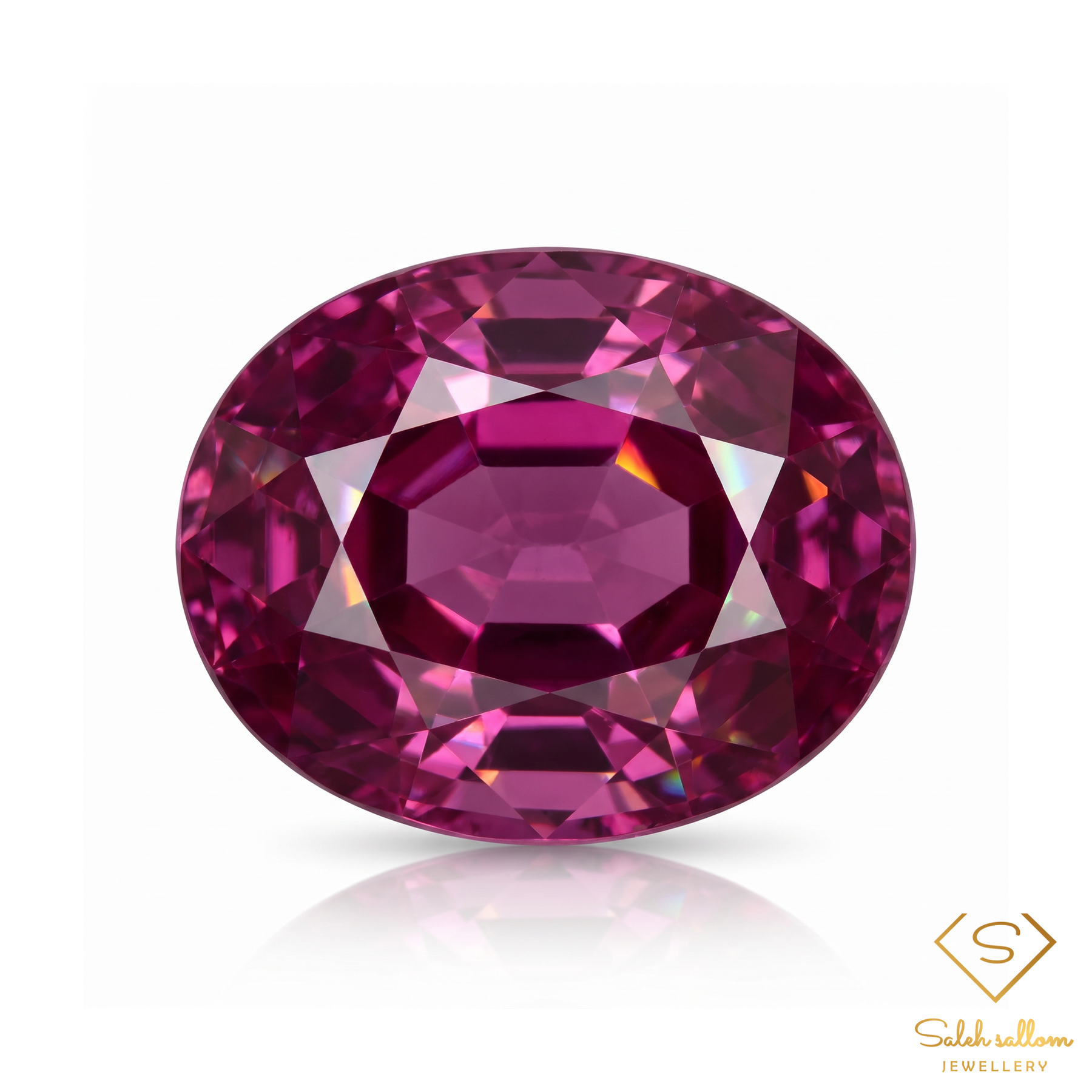1.11 Ct Natural Pinkish Purple Spinel | Oval Cut Fine Spinel | Vibrant African Spinel Gemstone