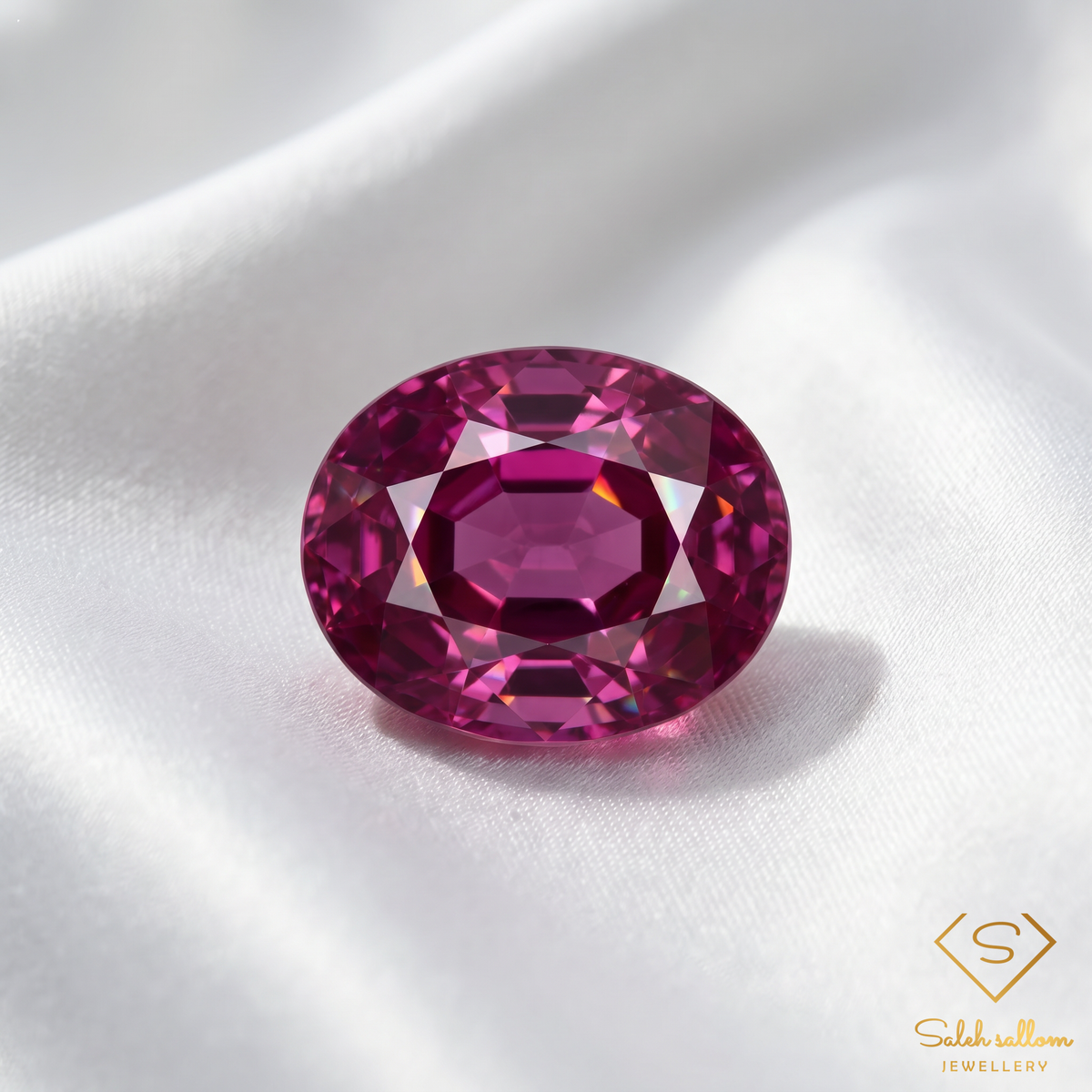 1.11 Ct Natural Pinkish Purple Spinel | Oval Cut Fine Spinel | Vibrant African Spinel Gemstone