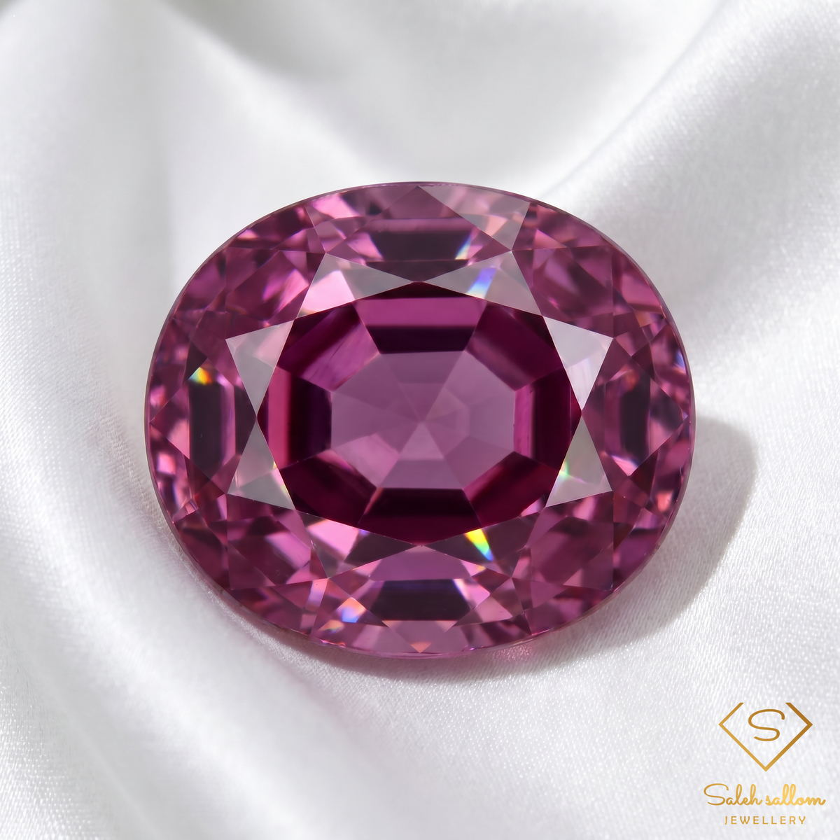 0.68 Ct Natural Pinkish Purple Spinel | Oval Cut Fine Spinel | Elegant Collector Gemstone