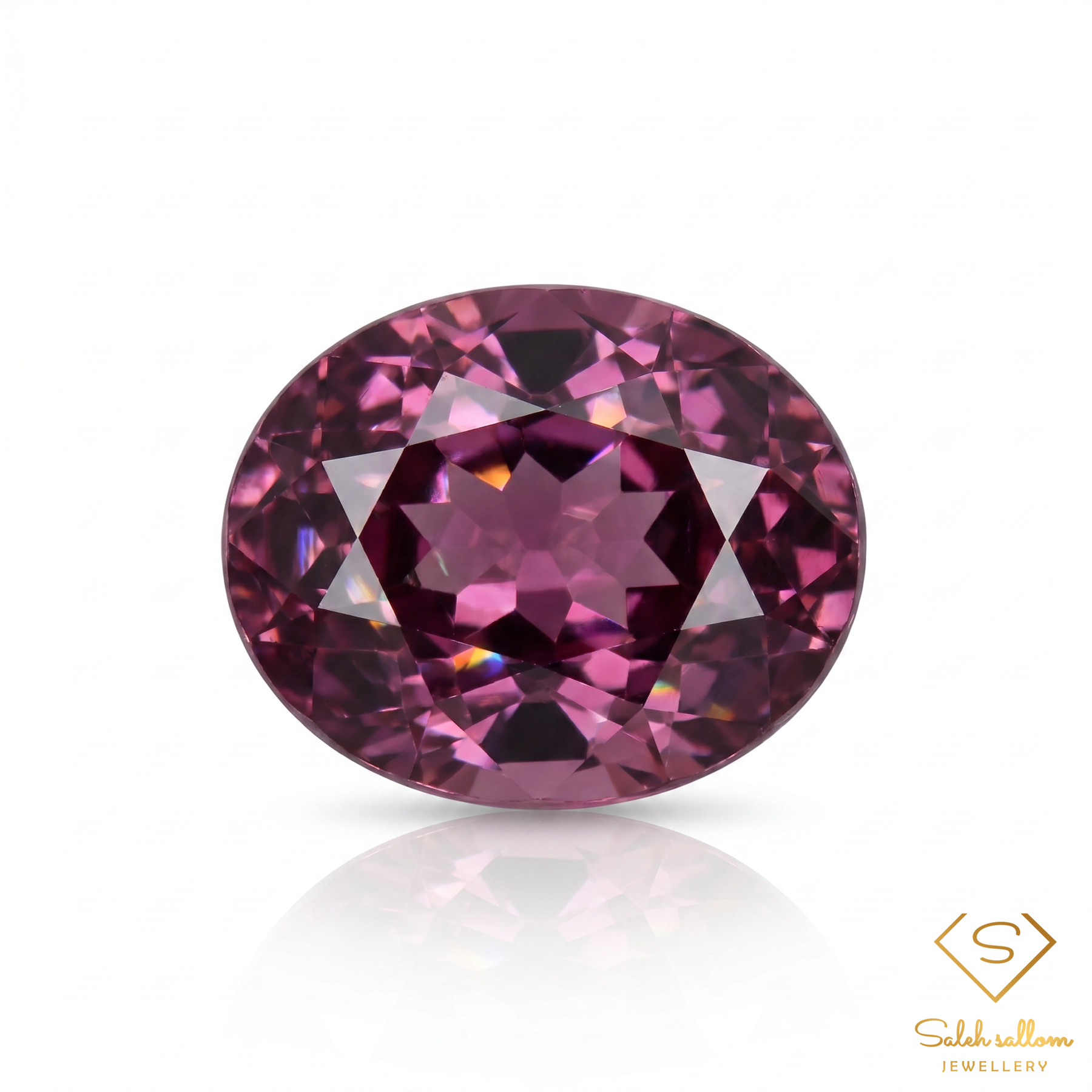0.50 Ct Natural Pinkish Purple Spinel | Oval Cut African Spinel | Fine Natural Gemstone
