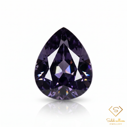 0.54 Ct Natural Purplish Spinel | Pear Cut Madagascar Spinel | Rare Collector Gemstone