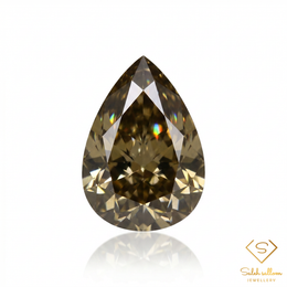 0.67 Ct Natural Unheated Yellowish Green Zircon | Pear Cut Tanzanian Zircon | Rare Collector Gemstone