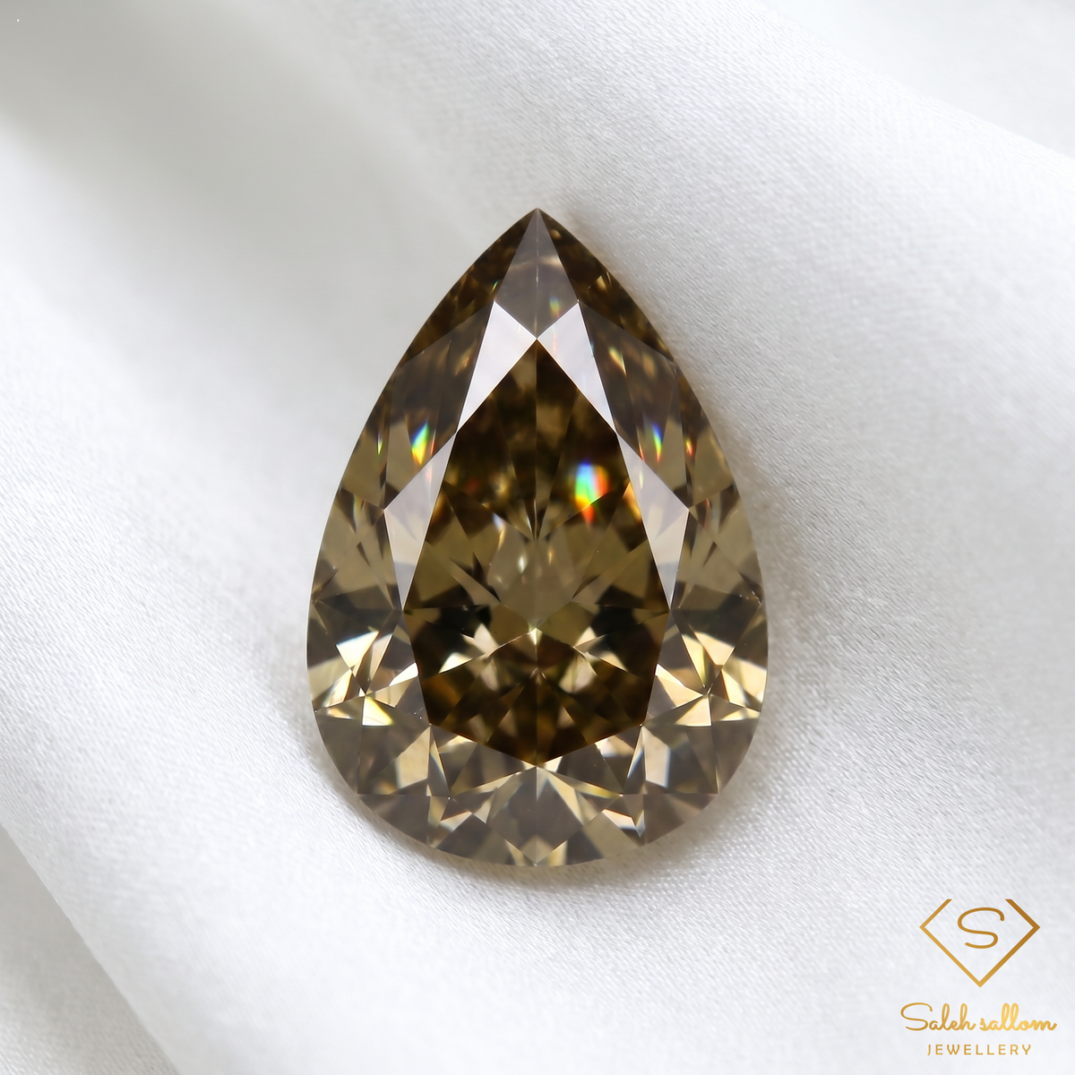 0.67 Ct Natural Unheated Yellowish Green Zircon | Pear Cut Tanzanian Zircon | Rare Collector Gemstone