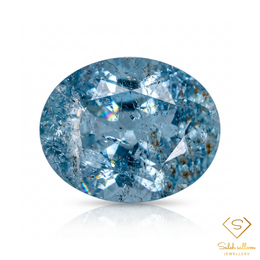 2.03 Ct Natural Unheated Aquamarine | Oval Cut Brazilian Aquamarine | Unique Collector Gemstone