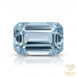 1.34 Ct Natural Unheated Aquamarine | Emerald Cut African Aquamarine | Precision Step-Cut Gemstone