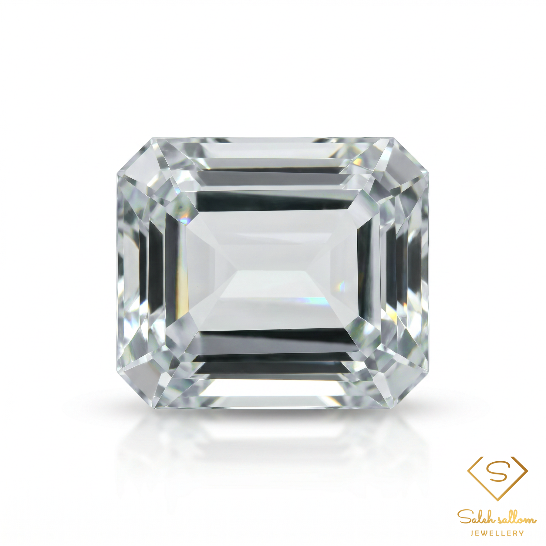 2.52 Ct Natural Unheated Aquamarine | Emerald Cut Aquamarine | Precision Step-Cut Collector Gemstone