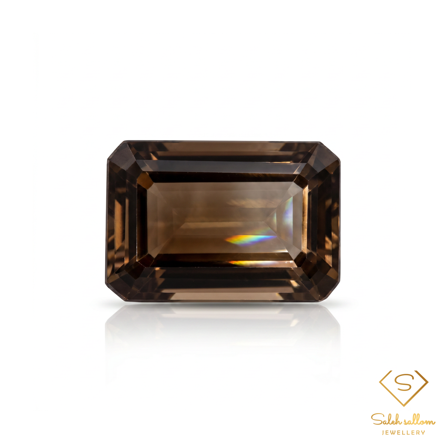 5.03 Ct Natural Champagne Topaz | Emerald Cut Topaz | Brazilian Fine Gemstone