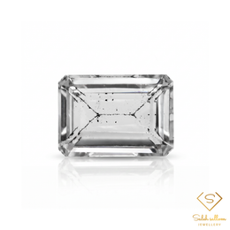 9.83 Ct Natural Unheated Very Light Yellow Topaz | Emerald Cut Topaz | Brazilian Collector Gemstone