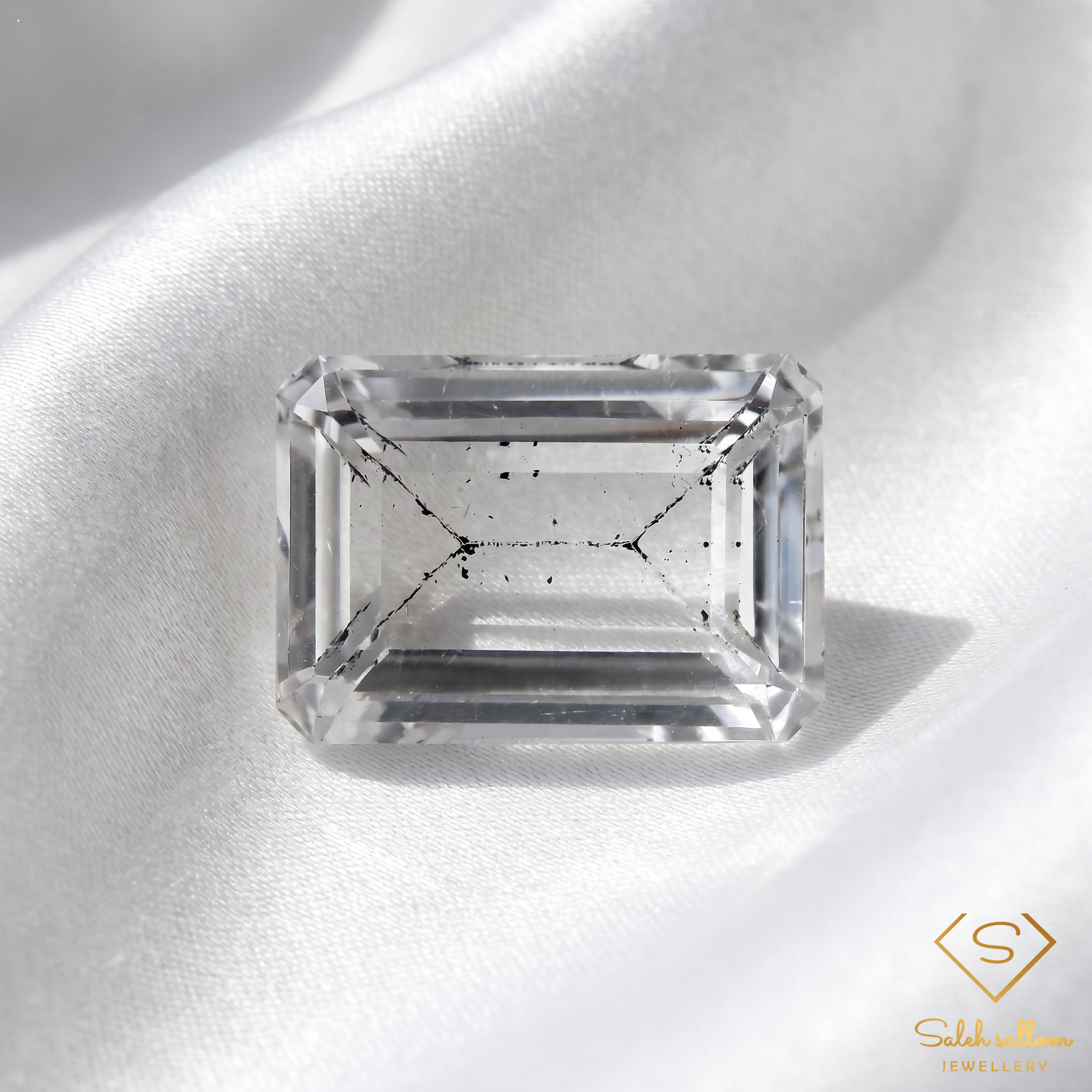 9.83 Ct Natural Unheated Very Light Yellow Topaz | Emerald Cut Topaz | Brazilian Collector Gemstone Secondary image