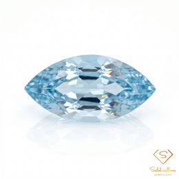 0.67 Ct Natural Swiss Blue Topaz | Marquise Cut Gemstone | Brazilian Blue Topaz
