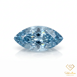0.70 Ct Natural Swiss Blue Topaz | Marquise Cut Gemstone | Brazilian Blue Topaz