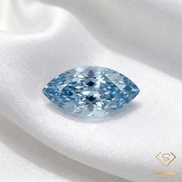 0.70 Ct Natural Swiss Blue Topaz | Marquise Cut Gemstone | Brazilian Blue Topaz