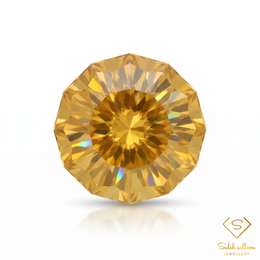 9.06 Ct Natural Yellow Citrine | Custom Octagonal Fantasy Cut | Brazilian Citrine Gemstone