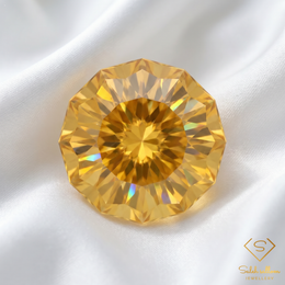7.82 Ct Natural Yellow Citrine | Custom Fantasy Cut | Brazilian Citrine Collector Gemstone