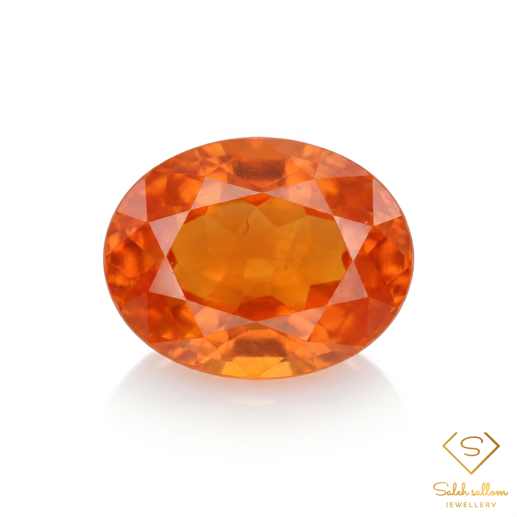 Natural Mexican Fire Opal | 1.13 Carat Oval Cut | Vibrant Orange Fire Opal Gemstone