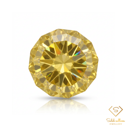 Natural Greenish Yellow Quartz | 10.90 Carat Custom-Cut Quartz Gemstone | Brazilian Precision-Cut Collector Stone