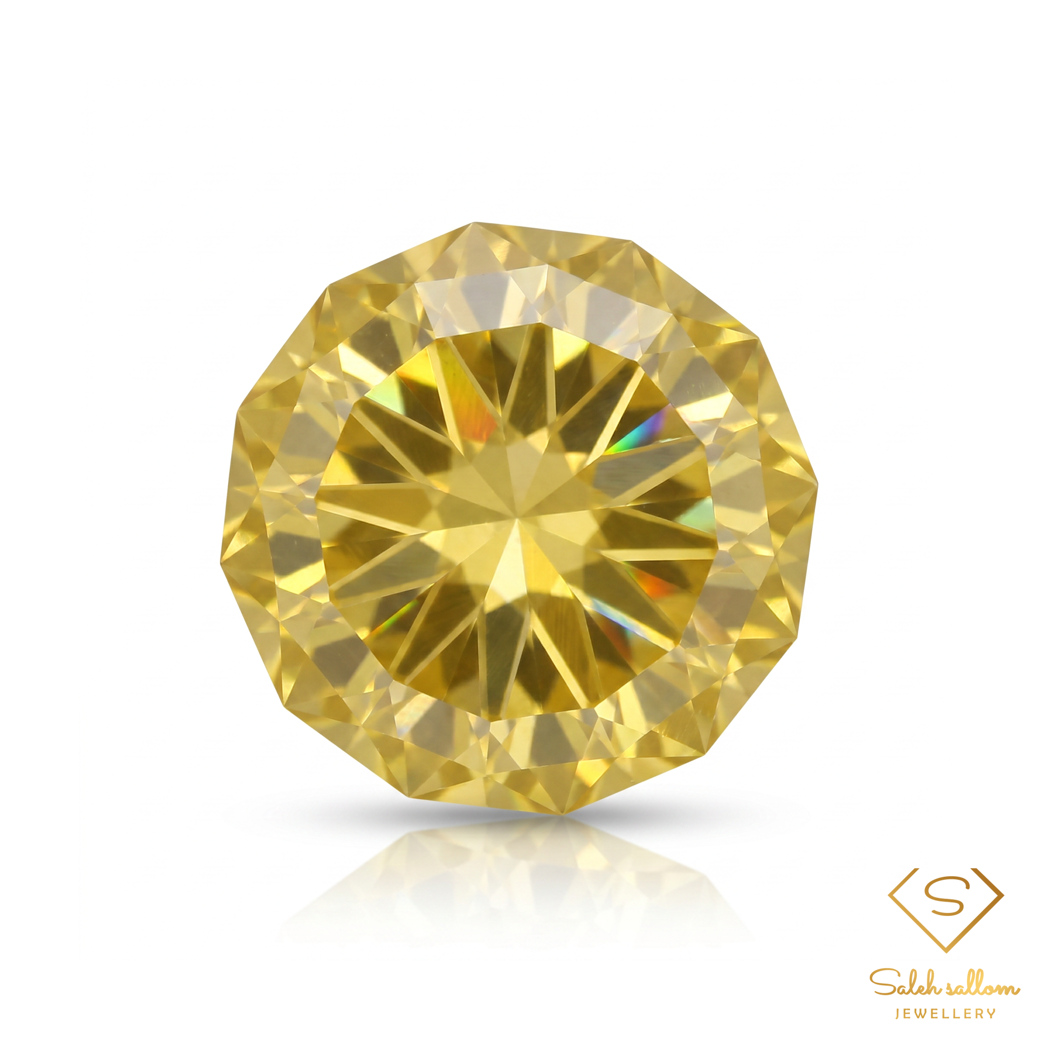 Natural Greenish Yellow Quartz | 9.13 Carat Custom-Cut Quartz Gemstone | Brazilian Precision-Faceted Collector Stone Main image