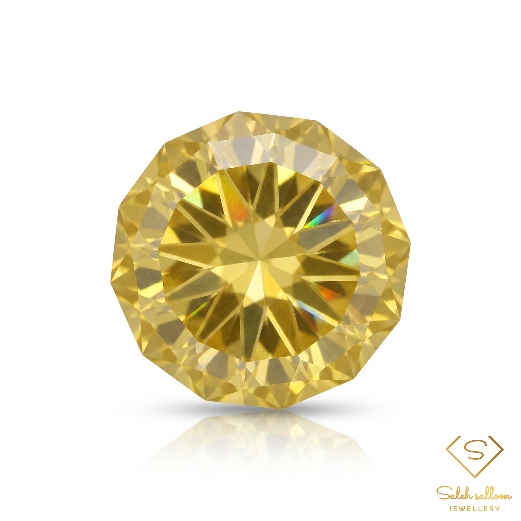 Natural Greenish Yellow Quartz | 9.13 Carat Custom-Cut Quartz Gemstone | Brazilian Precision-Faceted Collector Stone