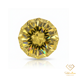 Natural Greenish Yellow Quartz | 9.74 Carat Custom-Cut Quartz Gemstone | Brazilian Precision-Cut Collector Stone