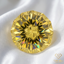 Natural Greenish Yellow Quartz | 9.74 Carat Custom-Cut Quartz Gemstone | Brazilian Precision-Cut Collector Stone