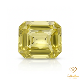 Natural Lemon Quartz | 15.65 Carat Octagon Cut | Brazilian Lemon Quartz Gemstone