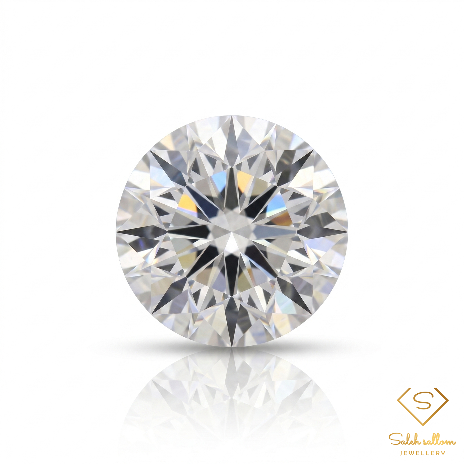 Natural White Quartz | 6.86 Carat Precision Round Star Cut | Brazilian White Quartz Gemstone