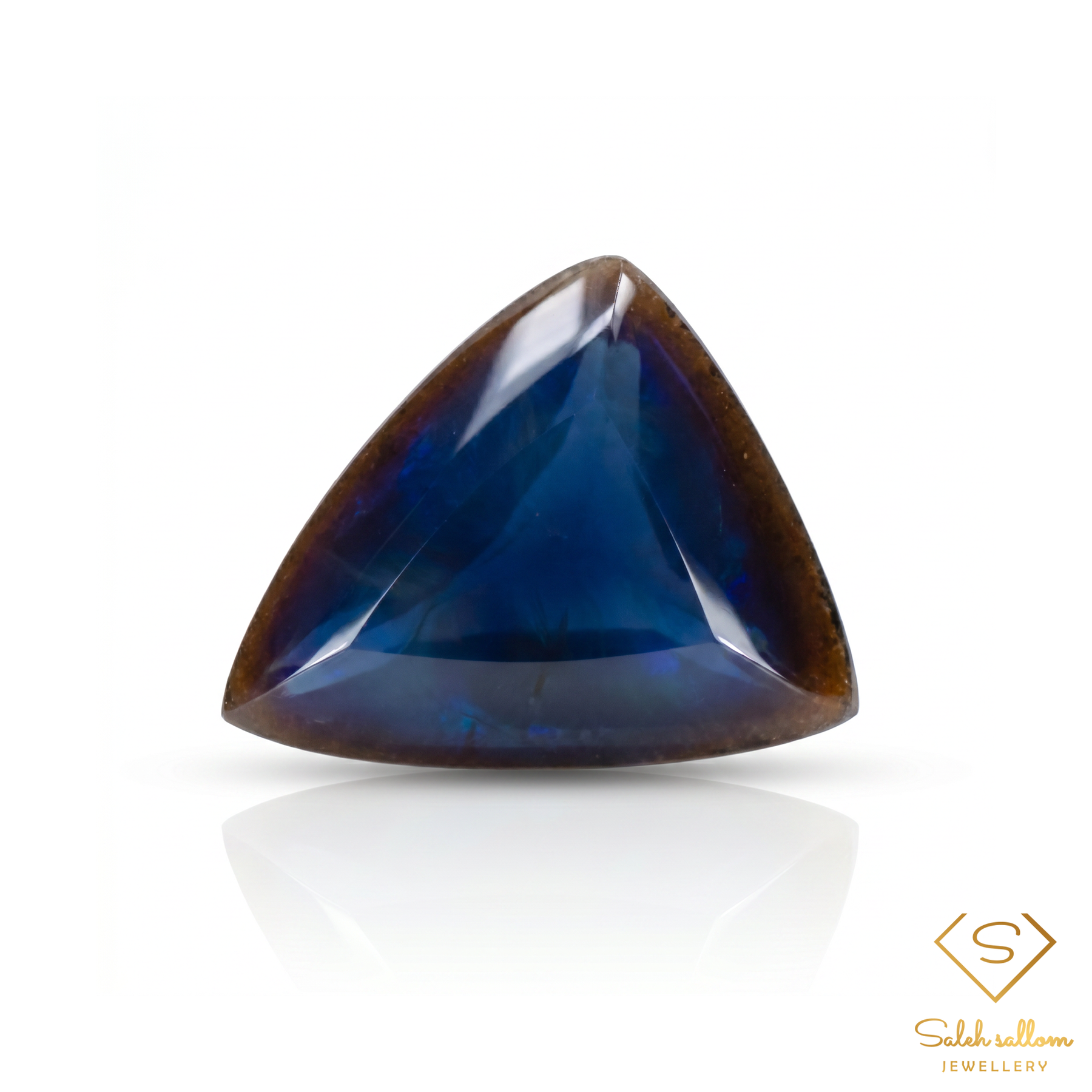 Rare Australian Crystal Black Opal | 0.81 Carat Freeform Cabochon | Floral Flash Play-of-Color Gemstone