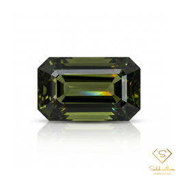 Natural Unheated Green Tourmaline | 1.15 Carat Octagon Step Cut Mozambique Gemstone | Precision-Cut Collector Stone