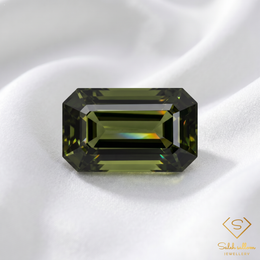 Natural Unheated Green Tourmaline | 1.15 Carat Octagon Step Cut Mozambique Gemstone | Precision-Cut Collector Stone