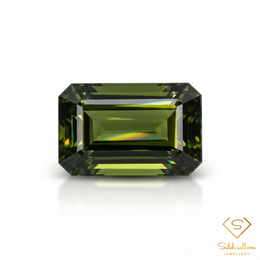 Natural Unheated Green Tourmaline | 1.52 Carat Octagon Step Cut Mozambique Gemstone | Fine Collector Quality
