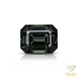 Natural Unheated Green Tourmaline | 0.60 Carat Octagon Step Cut Nigerian Gemstone | Deep Green Precision-Cut Collector Stone
