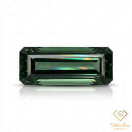 Natural Unheated Green Tourmaline | 1.32 Carat Long Octagon Step Cut Mozambique Gemstone | Elegant Collector Tourmaline