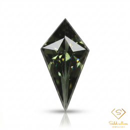 Natural Green Kornerupine | 0.82 Carat Kite Cut Gemstone | Rare Collector Stone from Africa