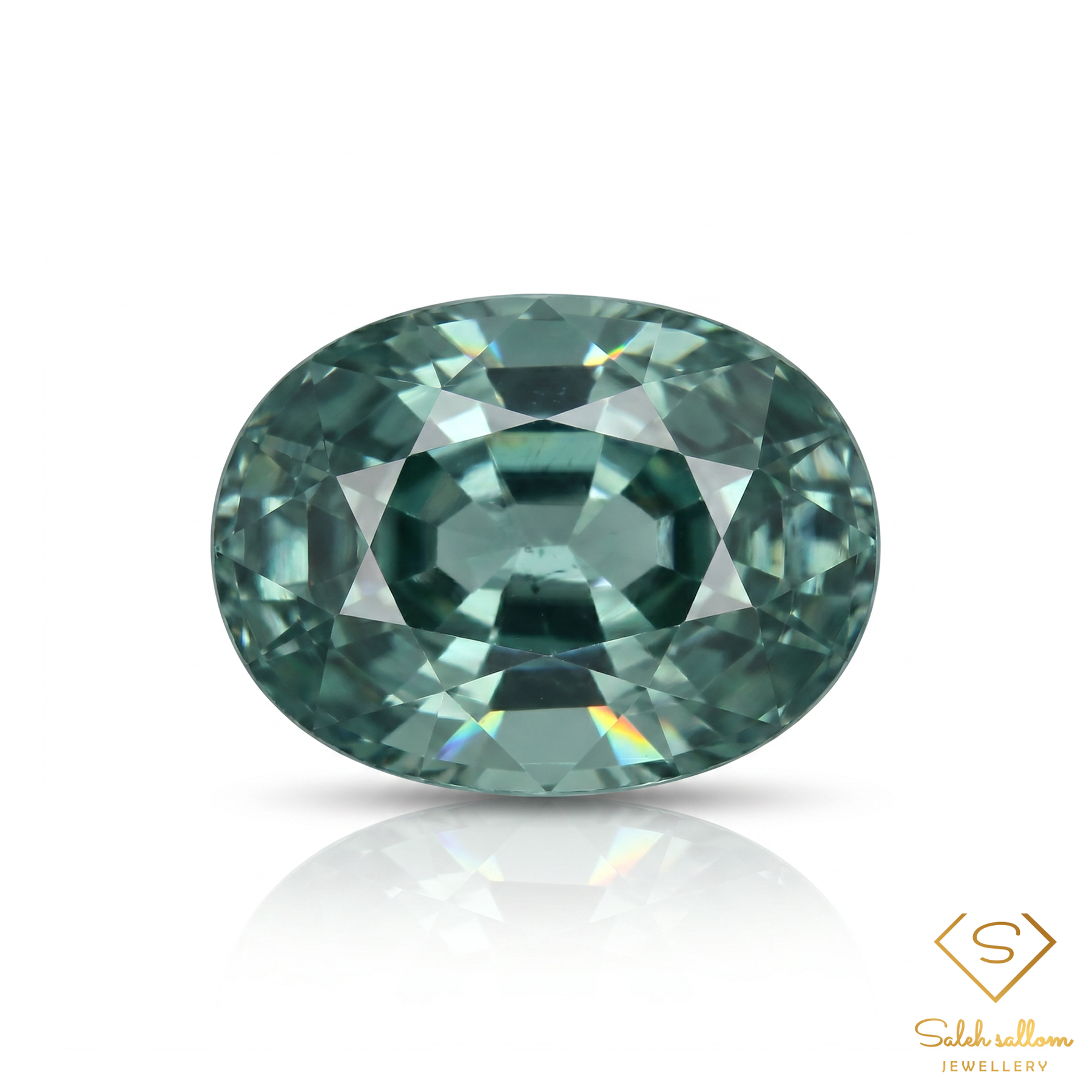 Natural Green Tourmaline | 0.67 Carat Oval Cut | Unheated Nigerian Tourmaline Gemstone