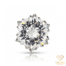 Natural Very Light Green Topaz | 5.88 Carat Snowflake Fantasy Cut | Unheated Brazilian Collector Gemstone