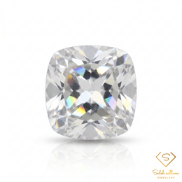 Natural Unheated Very Light Green Topaz | 6.68 Carat Cushion Cut | Brazilian Fine Gemstone