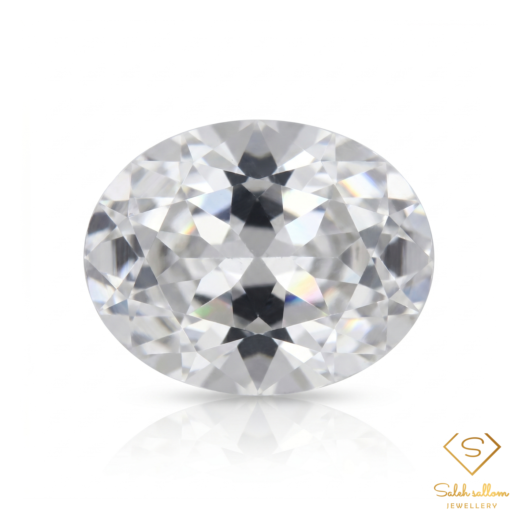 Natural Unheated Very Light Green Topaz | 6.37 Carat Oval Cut | Brazilian Fine Gemstone
