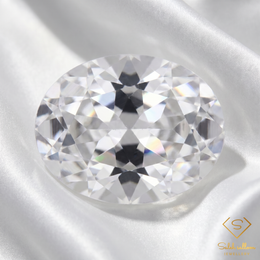 Natural Unheated Very Light Green Topaz | 6.37 Carat Oval Cut | Brazilian Fine Gemstone
