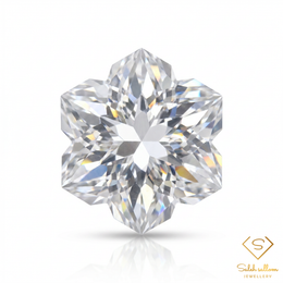 Natural White Topaz Snowflake Cut | 5.68 Carat Unheated Brazilian Topaz | Precision Fantasy Cut Gemstone