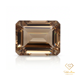 Natural Champagne Topaz | 6.69 Carat Octagon Step Cut | Brazilian Collector Gemstone