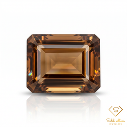 Natural Champagne Topaz | 14.95 Carat Octagon Step Cut | Large Brazilian Collector Gemstone