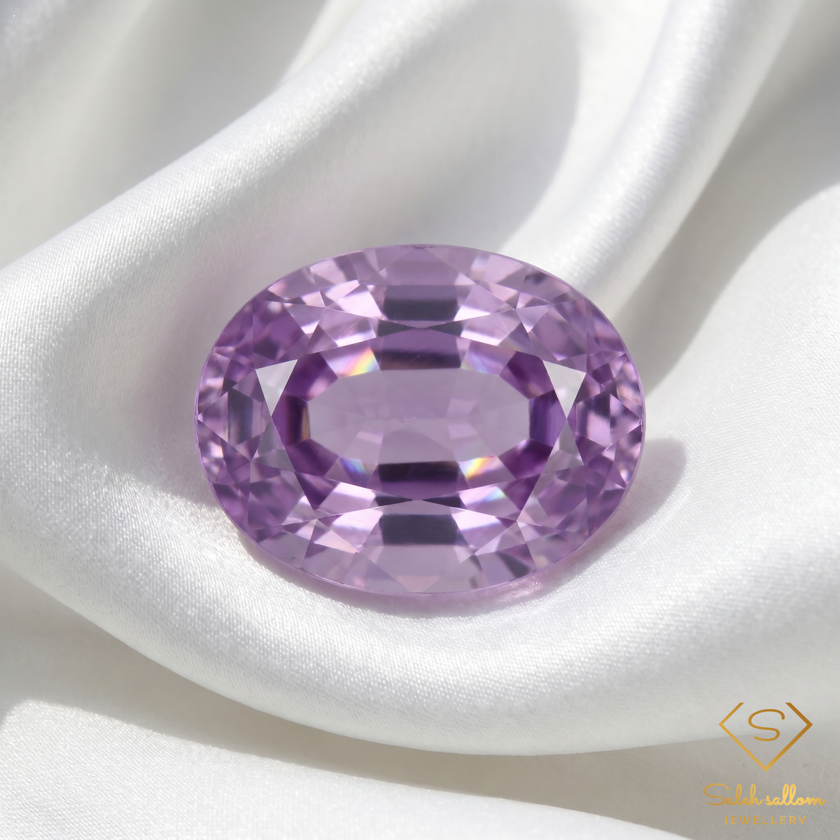 Natural Unheated Purple Amethyst | 1.99 Carat Oval Cut | Brazilian Fine Gemstone