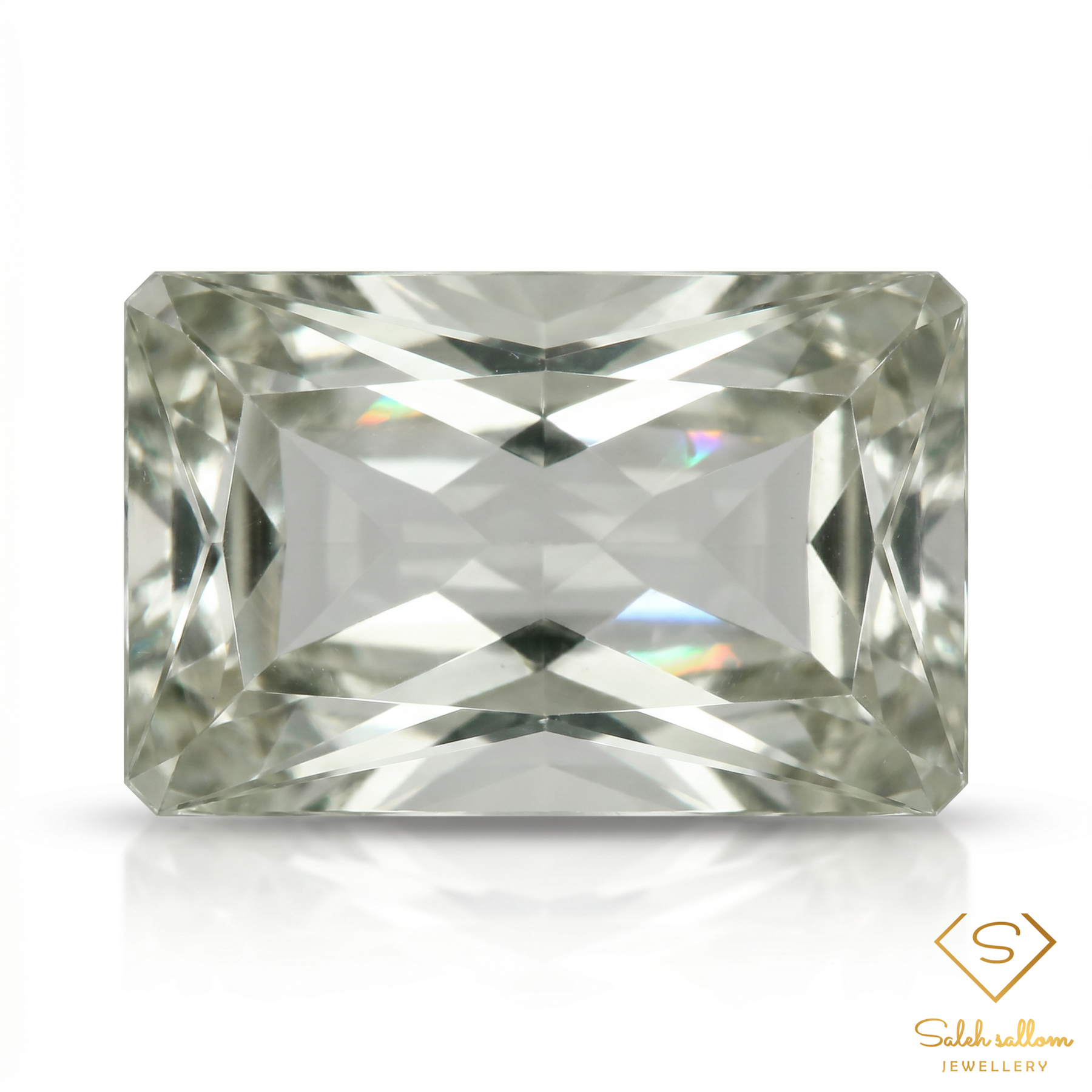Natural White Quartz | 11.43 Carat Precision Fantasy Cut | Large Collector Gemstone