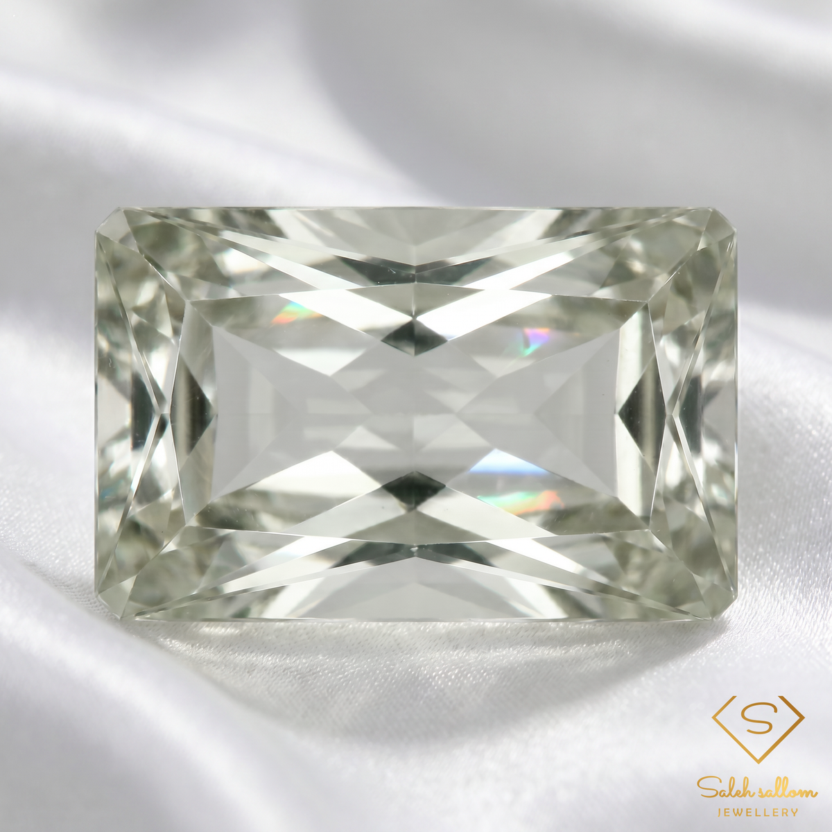 Natural White Quartz | 11.43 Carat Precision Fantasy Cut | Large Collector Gemstone