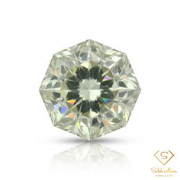 Natural Green Amethyst (Prasiolite) | 10.99 Carat Custom Octagon Cut | Brazilian Precision-Cut Collector Gemstone