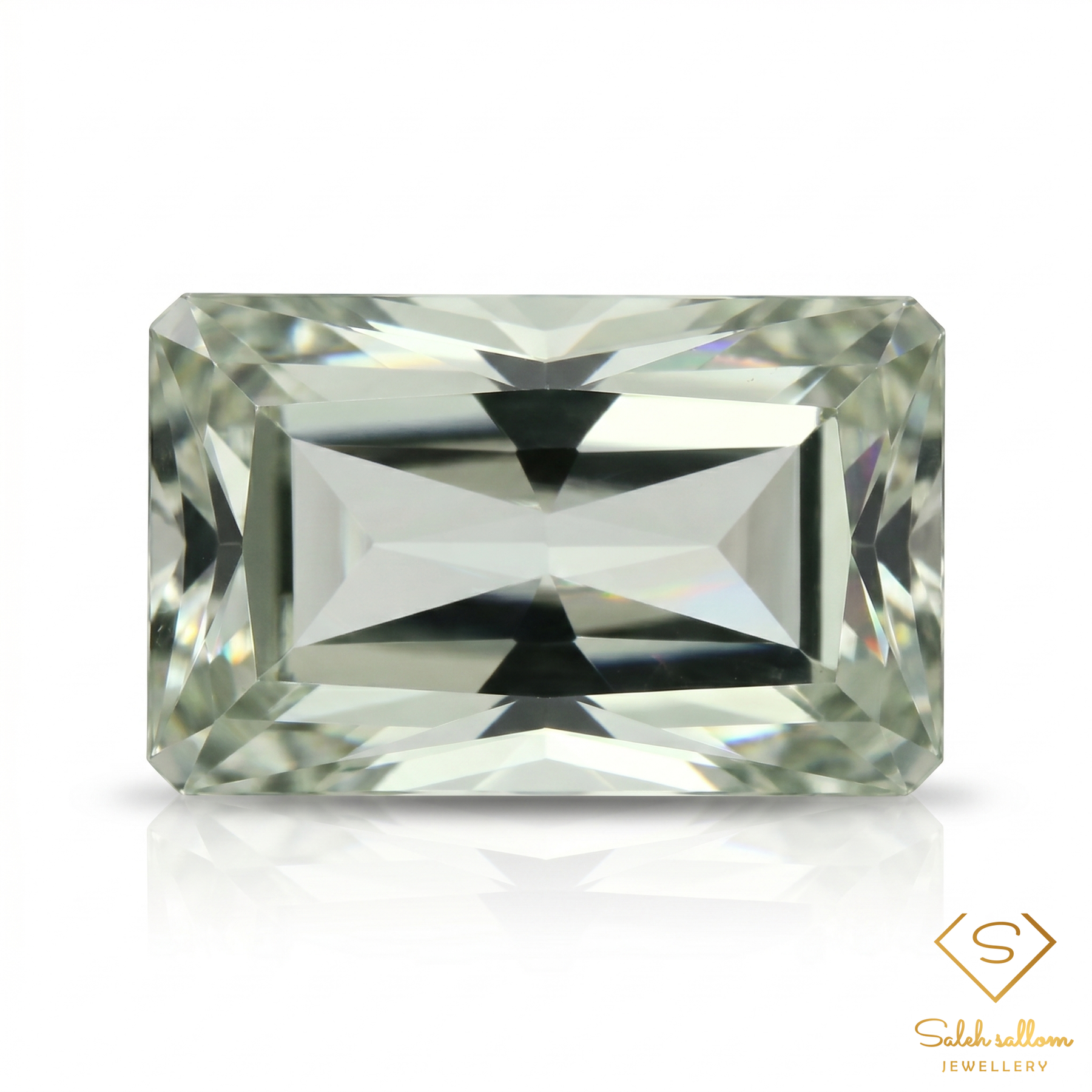 Natural Green Amethyst (Prasiolite) | 11.64 Carat Precision Emerald Cut | Large Brazilian Collector Gemstone