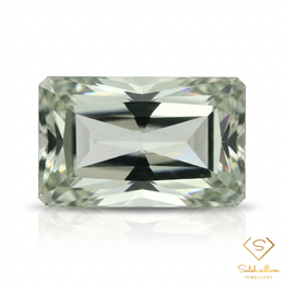 Natural Green Amethyst (Prasiolite) | 11.64 Carat Precision Emerald Cut | Large Brazilian Collector Gemstone