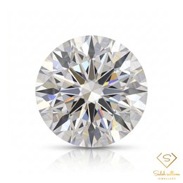 Precision Fantasy Cut Natural White Topaz | 1.59 Carat Round Starburst Cut Topaz | Collector & Designer Gemstone