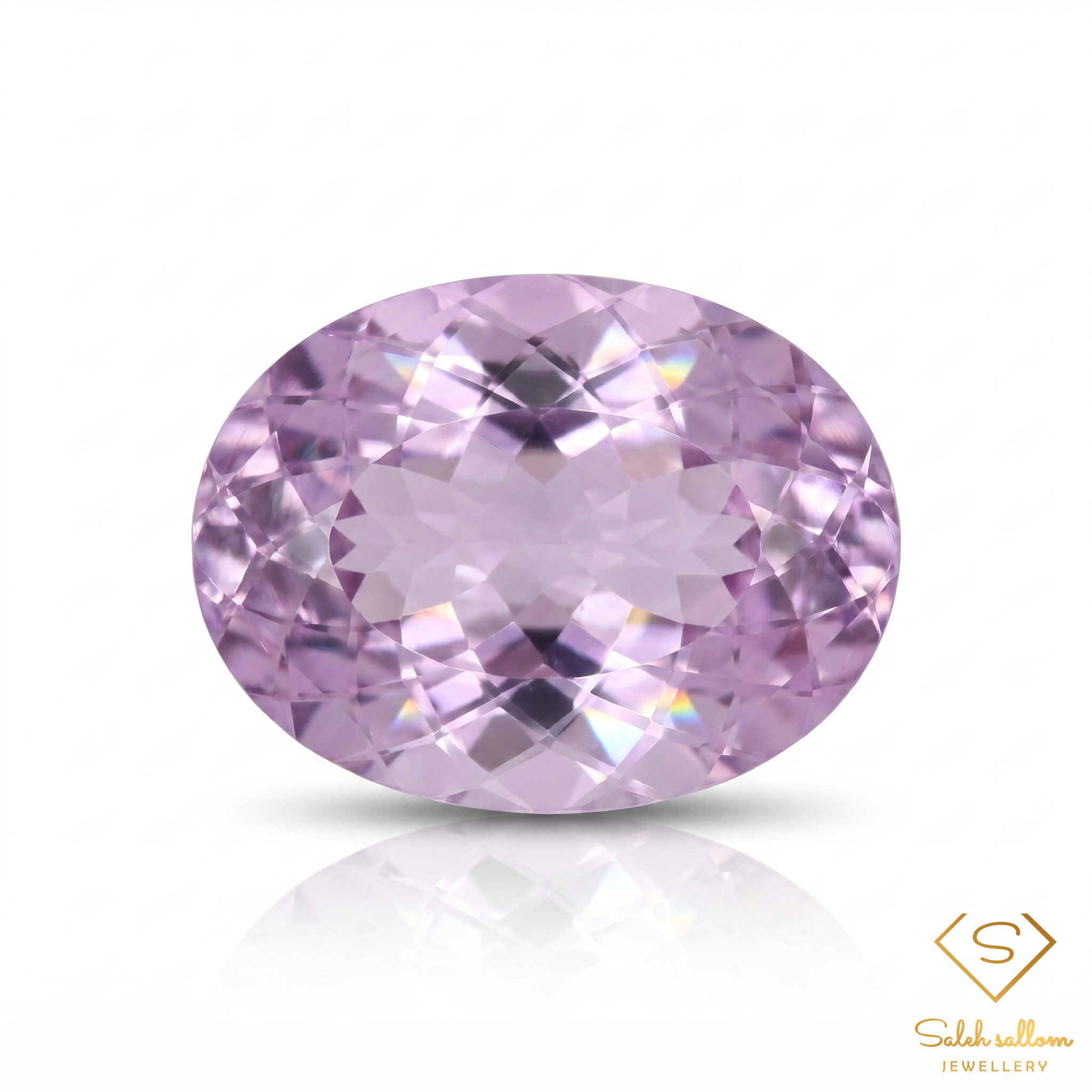 Natural Unheated Lavender Purple Amethyst Oval Cut | 15.50 Carat Brazilian Amethyst | Fine Collector Gemstone Main image