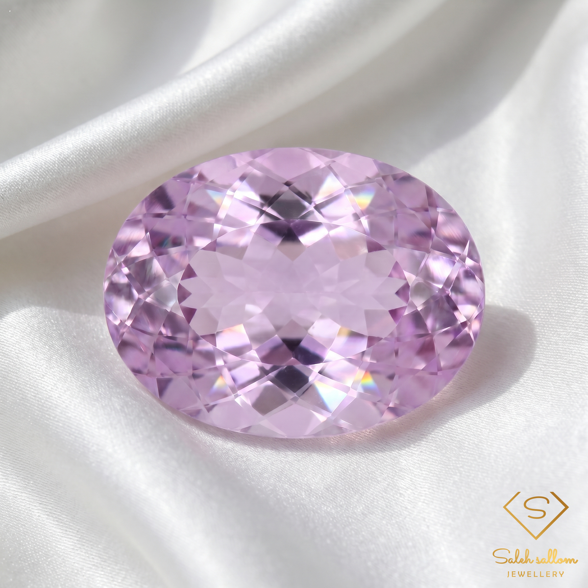 Natural Unheated Lavender Purple Amethyst Oval Cut | 15.50 Carat Brazilian Amethyst | Fine Collector Gemstone